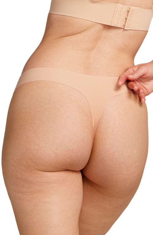 Siella No-show Thong In Maple Sugar
