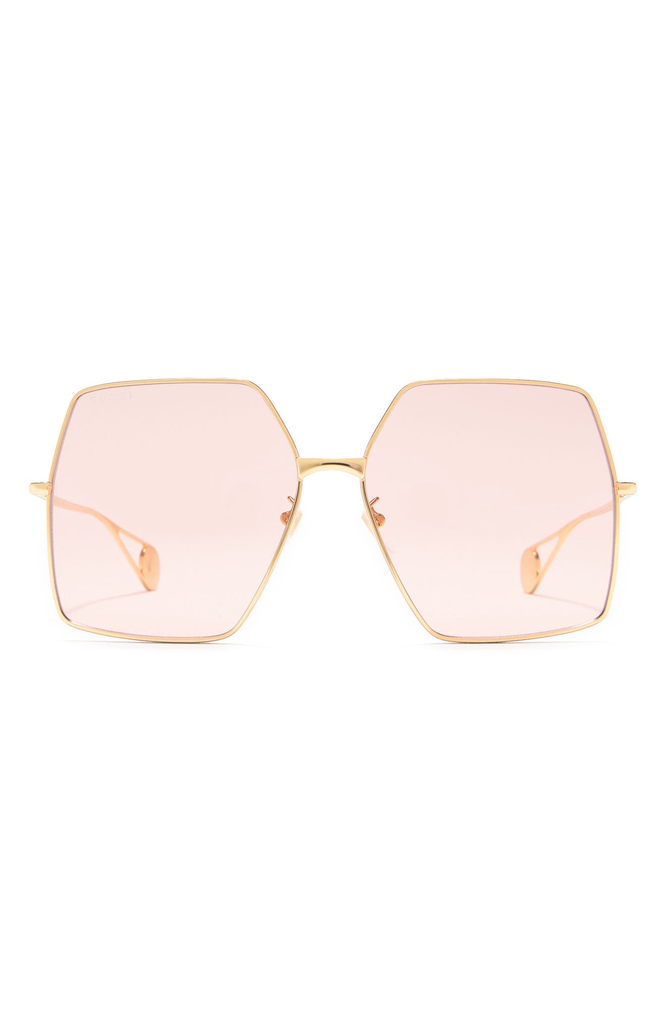 gucci 62mm square sunglasses