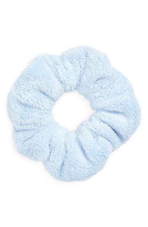 Fleece Scrunchie in Blue
