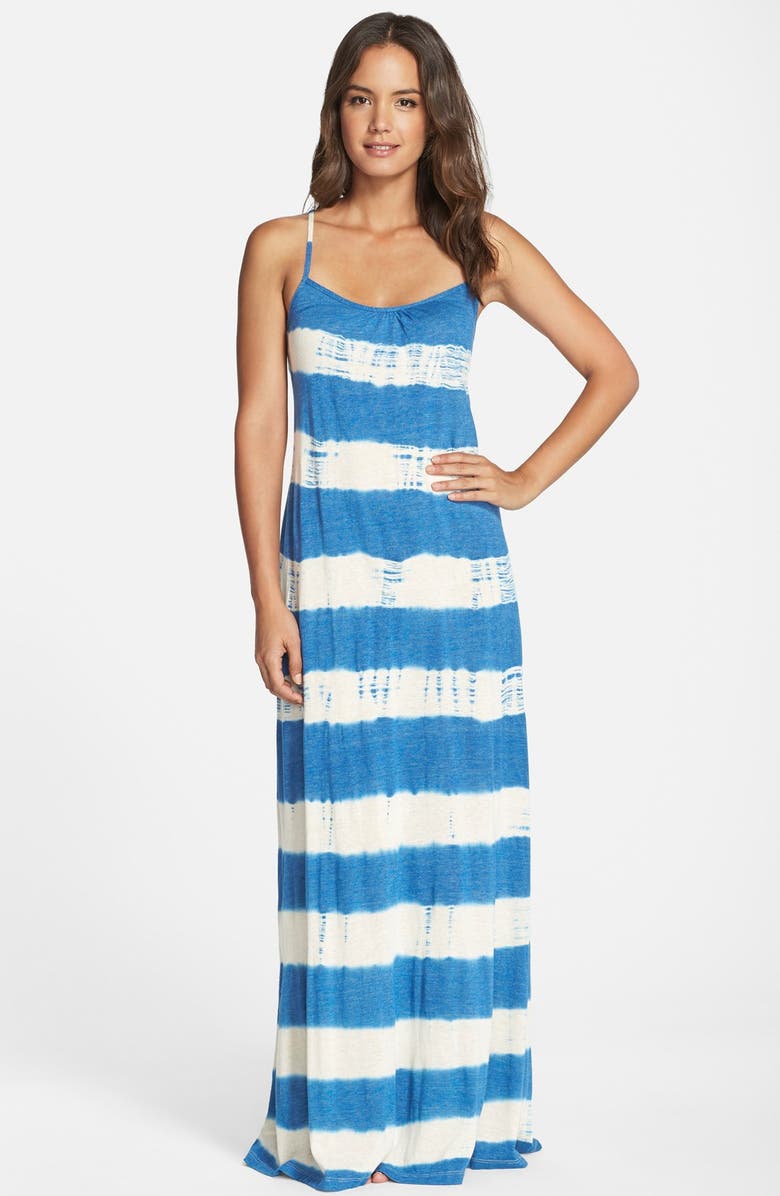 Lucky Brand 'Sedona' Tie Dye Maxi Cover-Up Dress | Nordstrom