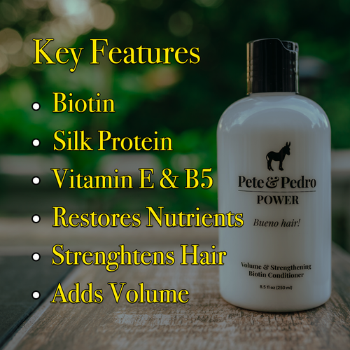 Pete & Pedro Power Volumizing & Strengthening Biotin Conditioner