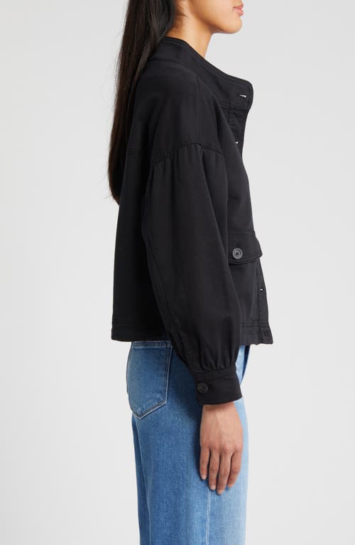 Shop Caslonr Caslon(r) Stretch Cotton Jacket In Black