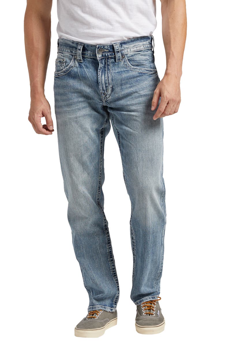 Silver Jeans Co. Eddie Relaxed Fit Straight Leg Jeans | Nordstrom