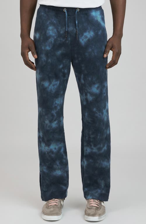 Merioka Spattered Knit Drawstring Pants in Blue