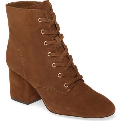 J.crew Lace Up Block Heel Bootie, Brown