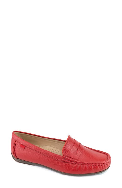 Carrol Street 2.0 Penny Loafer in Pepper Red Grainy
