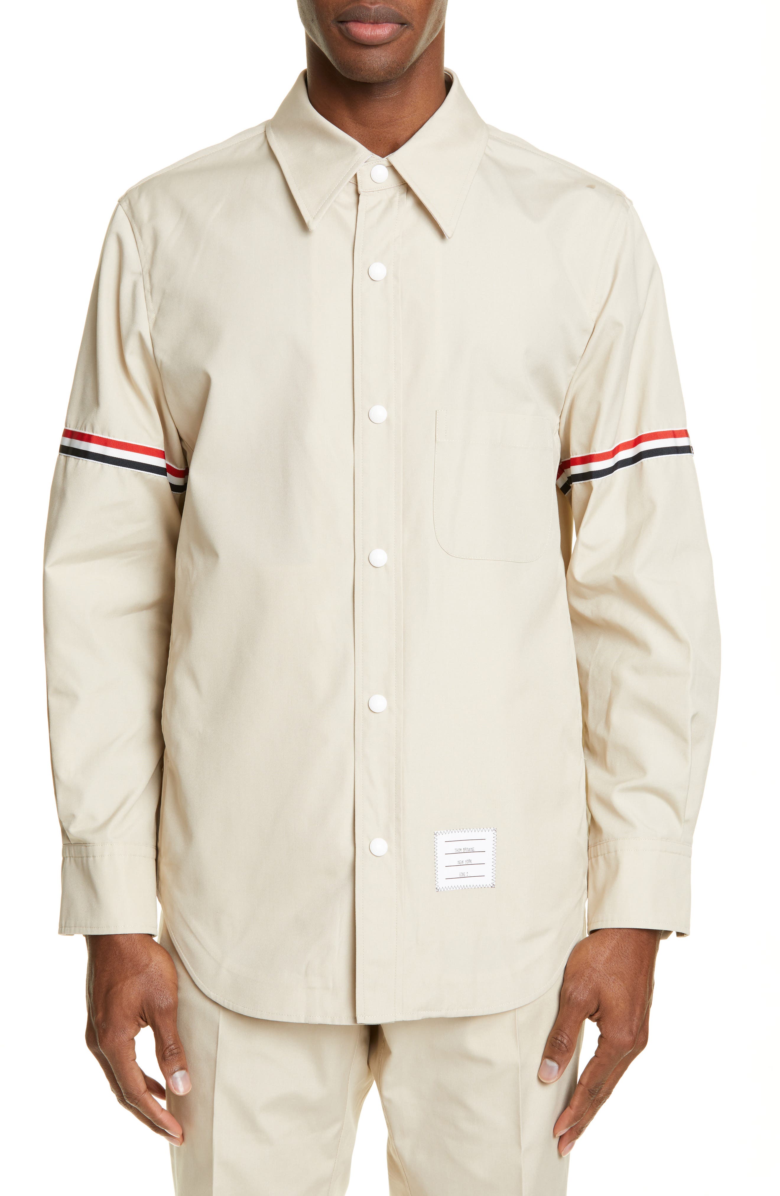 thom browne shirt jacket