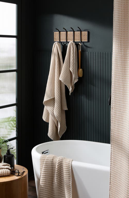Parachute Turkish Cotton Waffle Bath Essentials In Bone