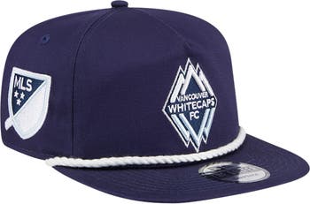 Men's New Era Navy Vancouver Whitecaps FC The Golfer Kickoff Collection  Adjustable Hat