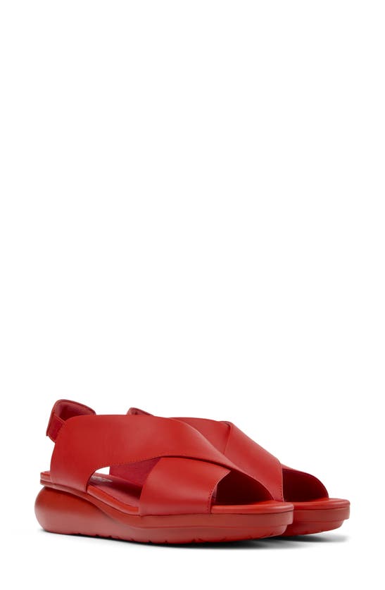 Shop Camper Balloon Slingback Sandal In Bright Red