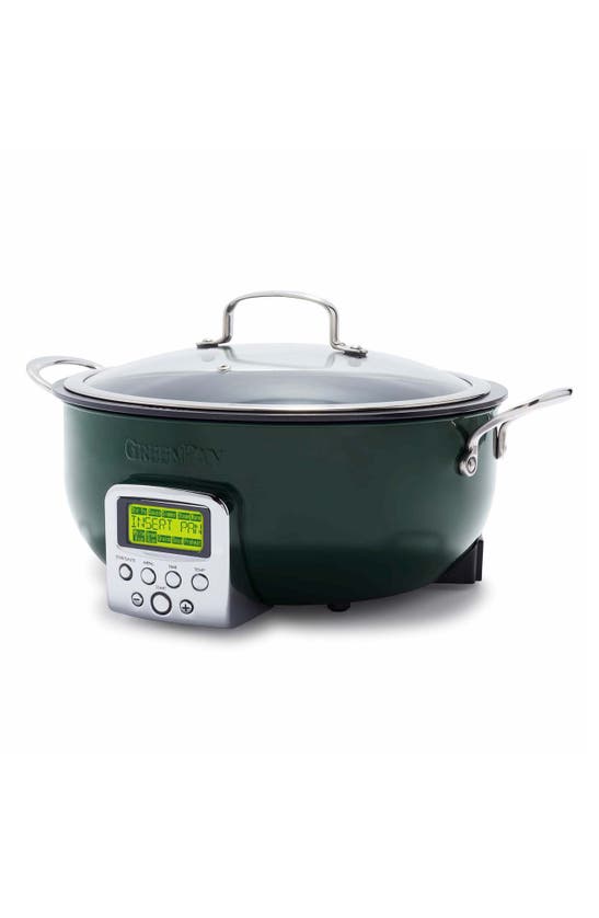 Greenpan Elite Essential 6-quart Slow Cooker In Ponderosa Pine | ModeSens