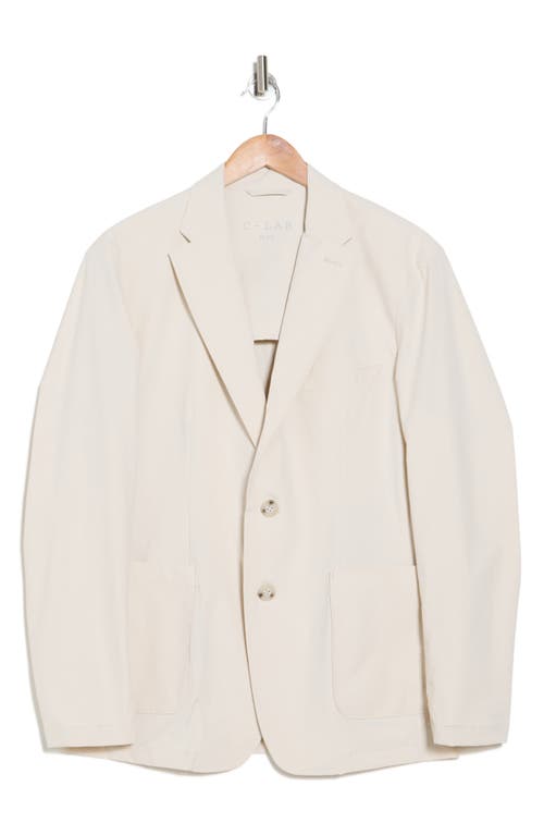 Shop C-lab Nyc Performance Packable Solid Sport Coat In Stone