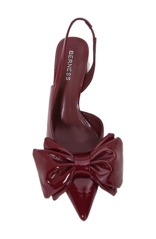 BERNESS BERNESS CYNTHIA POINTED TOE SLINGBACK PUMP