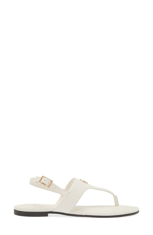 Hugo Boss Boss Millie Slingback Sandal In Open White