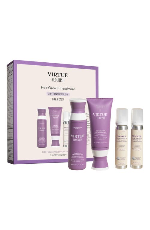 ® Virtue Flourish Hair Growth Treatment for Moderate to Severe Hair Loss in 90 Day