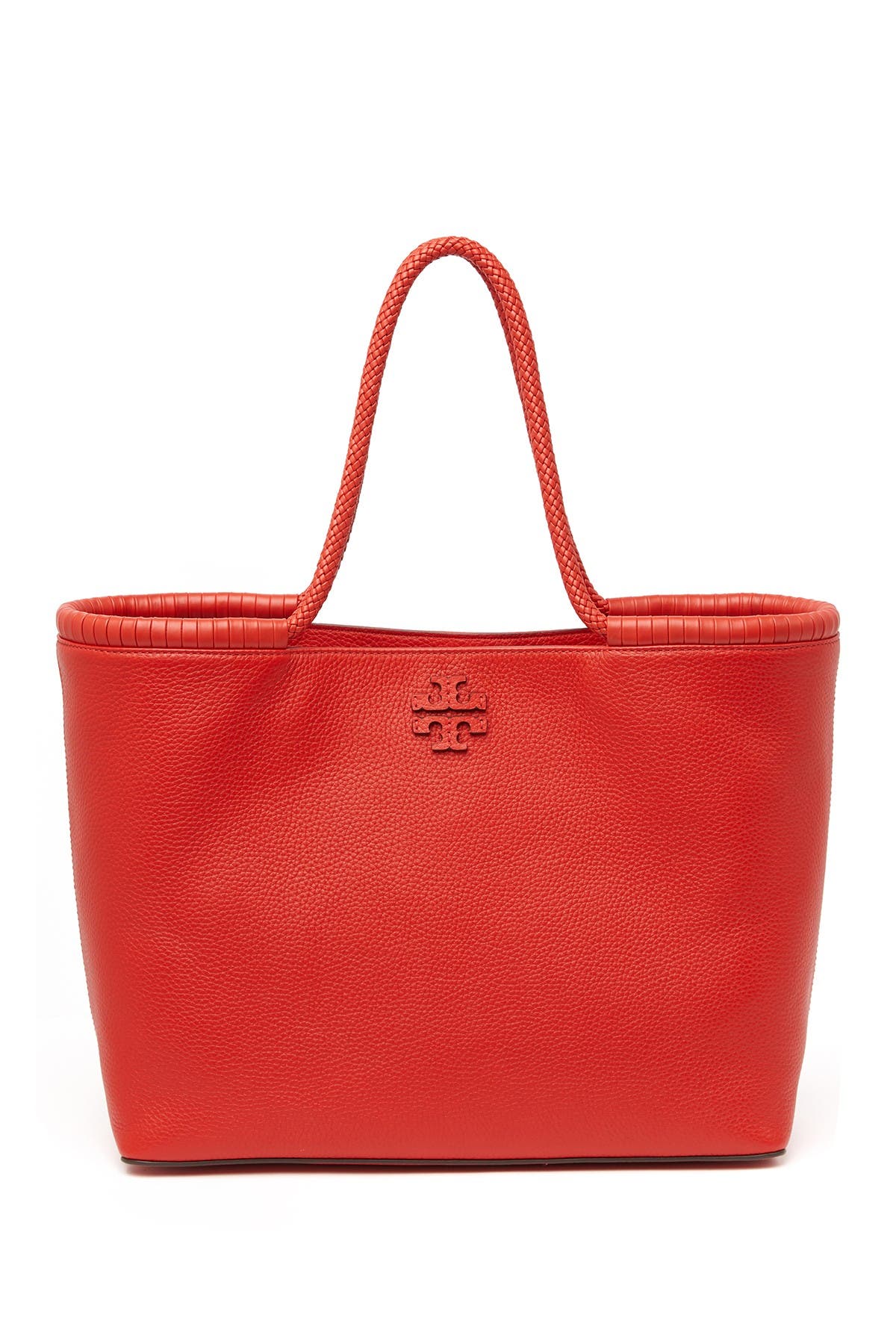 tory burch red tote bag