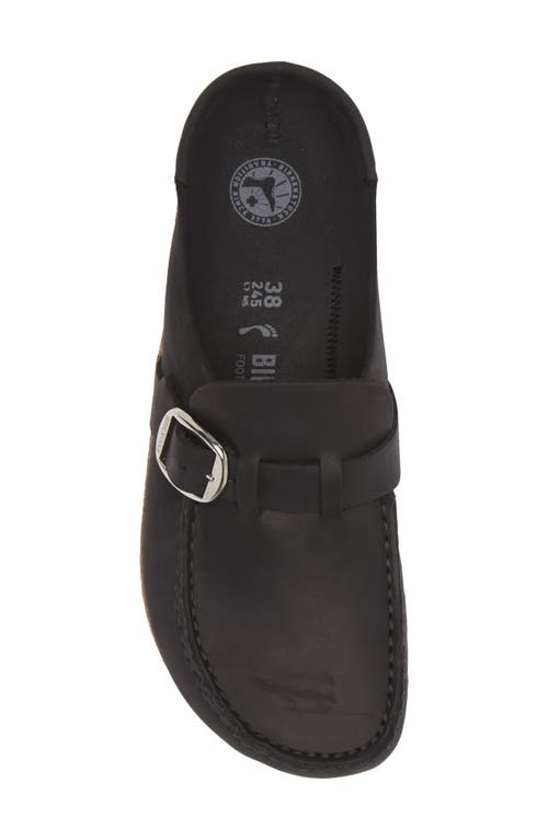 Birkenstock Buckley Narrow Suede Clog In Black