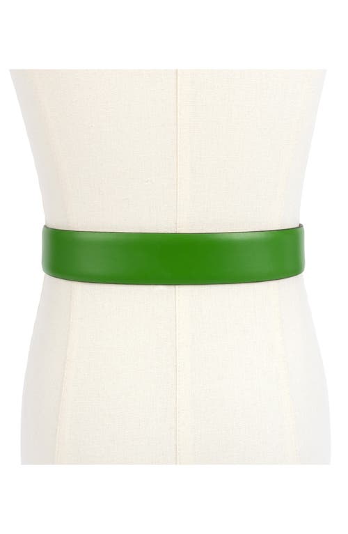 Shop Kate Spade New York Leather Belt In Ks Green