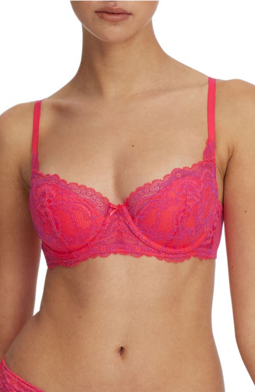 Shop Skarlett Blue Minx Underwire Balconette T-shirt Bra In Passion Fruit/rose Violet