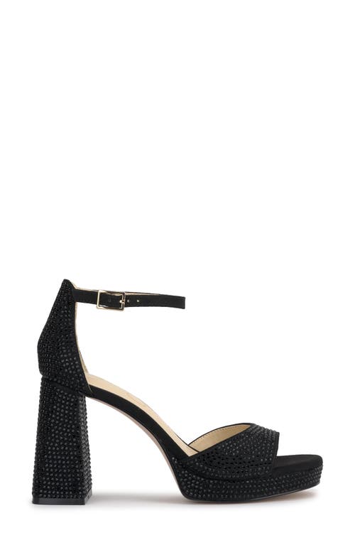 Jessica Simpson Kaliah Ankle Strap Platform Sandal In Black