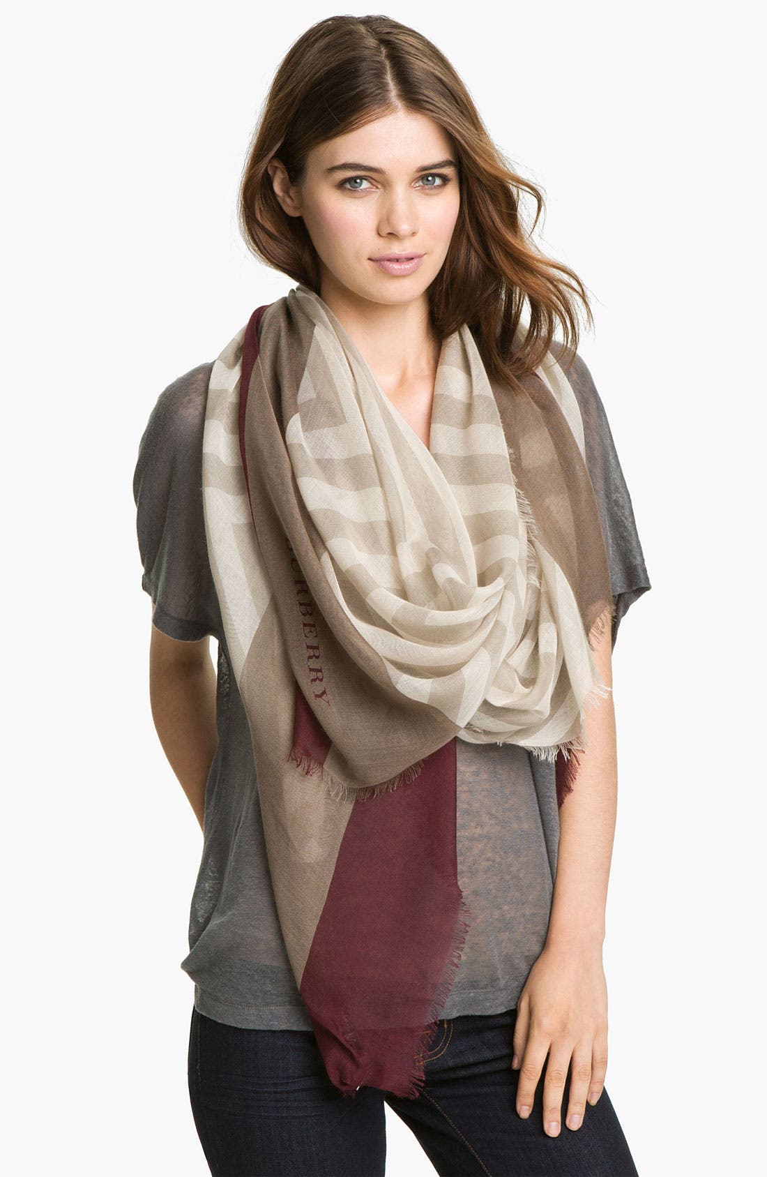 Burberry Mega Check Scarf Nordstrom
