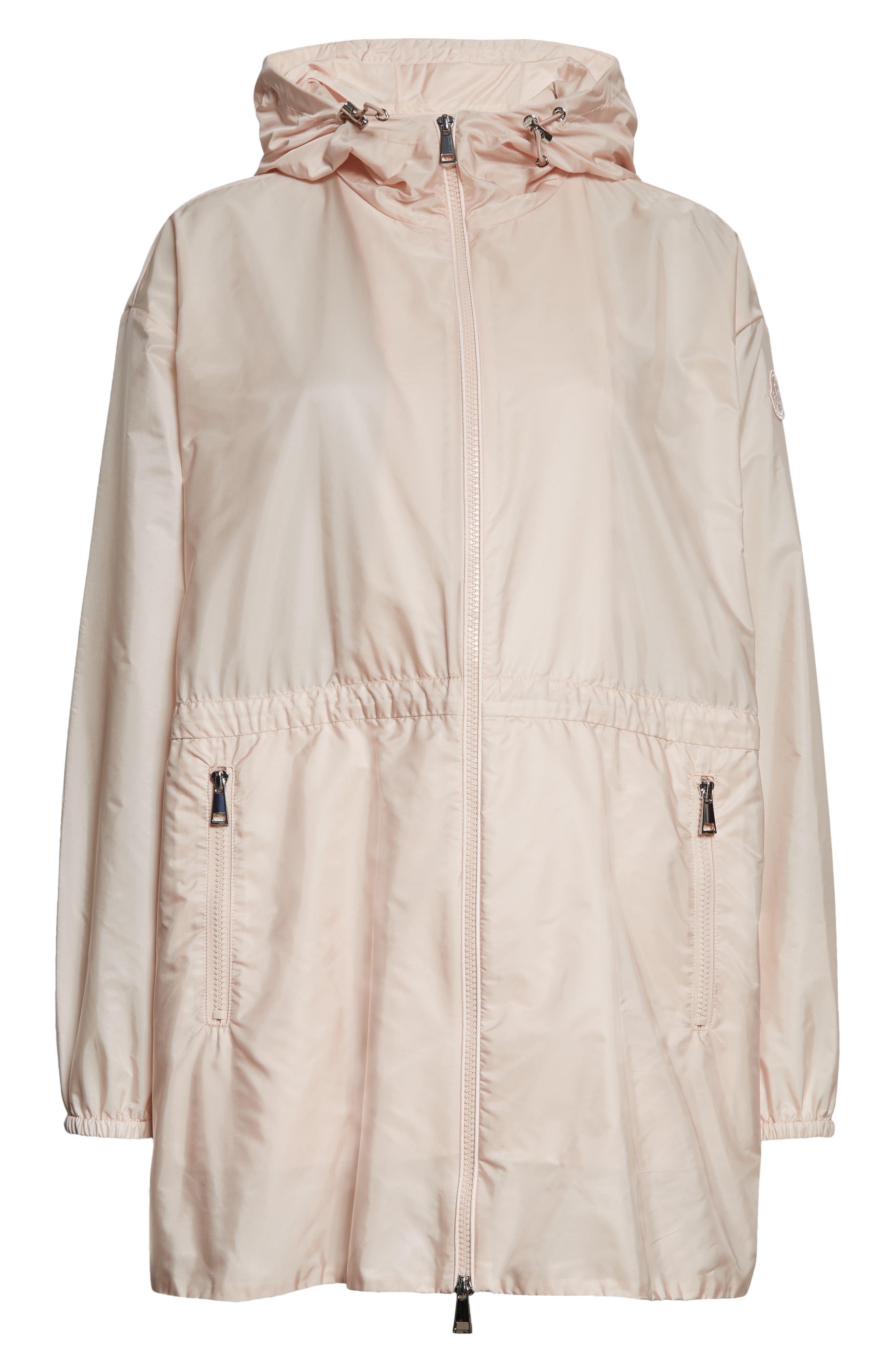 Moncler Wete Nylon Hooded Jacket in 529 Pink