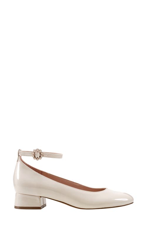 Shop Bandolino Lexy Ankle Strap Pump In Ivory