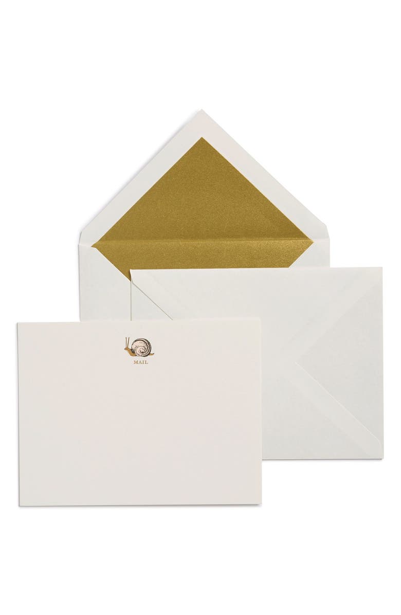 kate spade new york 'snail mail' note cards (Set of 10) | Nordstrom