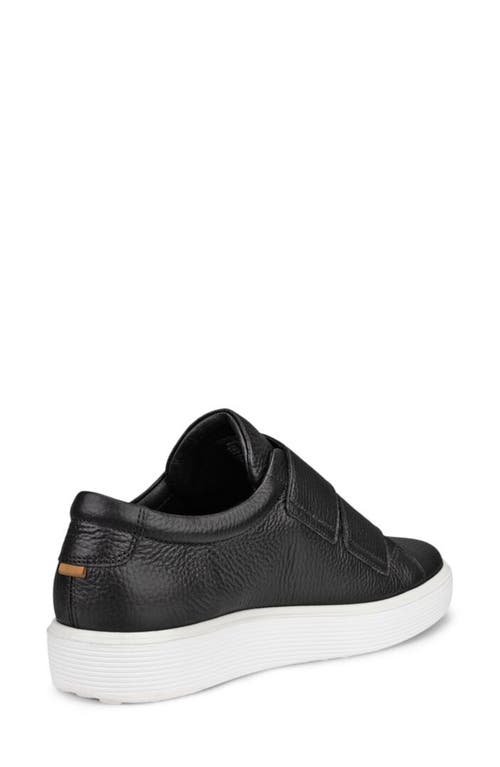 Shop Ecco Soft 60 Two-strap Sneaker In Black