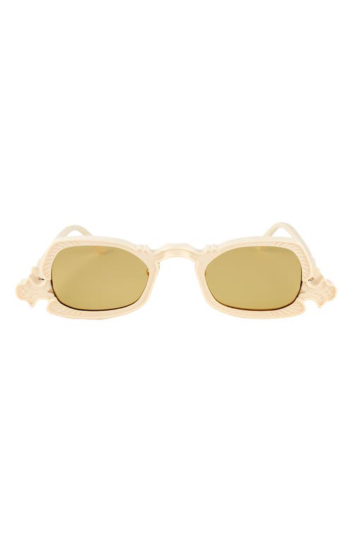 Arsenic 46mm Belle Epoque Sunglasses in Ivory/Gold