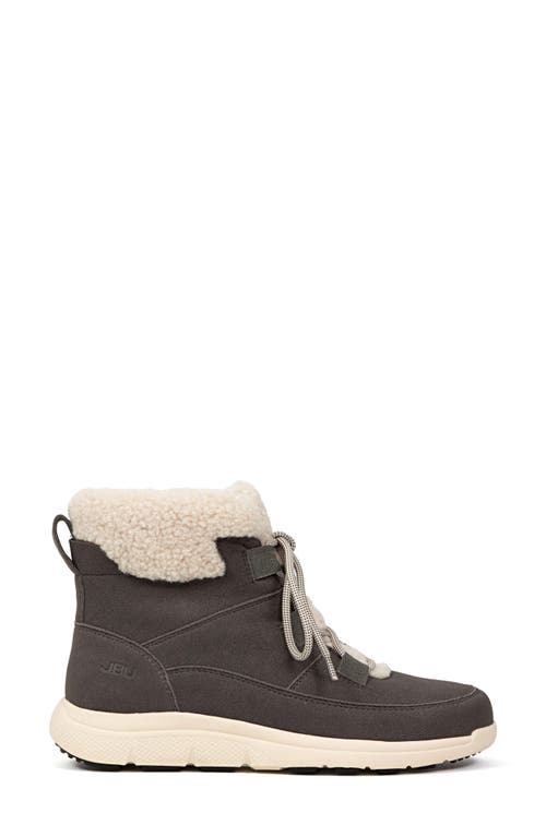 Shop Jbu Freeze Faux Fur High Top Sneaker In Grey