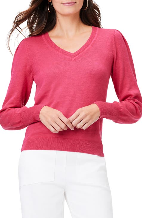 Slub Cotton Blend Sweater