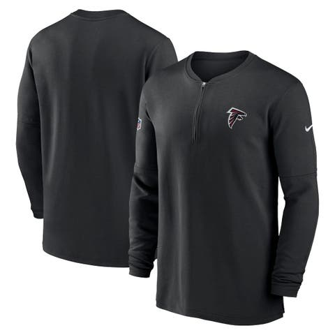 Men's Nike Black Atlanta Falcons Sideline Coach Chevron Lock Up Logo V-Neck  Performance T-Shirt