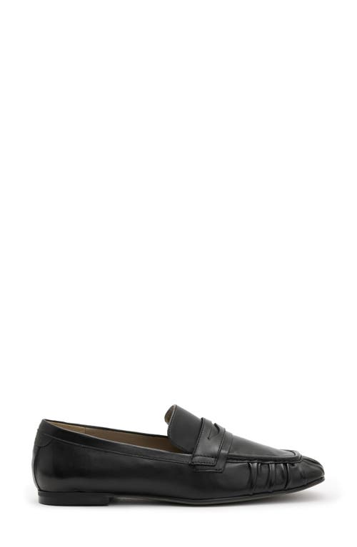 Shop Allsaints Sapphire Penny Loafer In Black