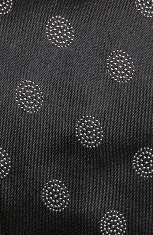 Dolce & Gabbana Dolce&gabbana Circle Silk Tie In N0004 Black/white