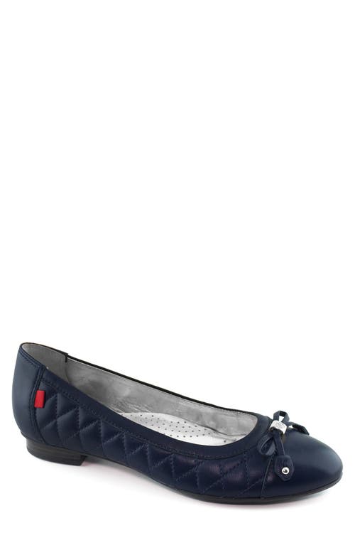 Pearl Street Flat in Navy Quilted Napa