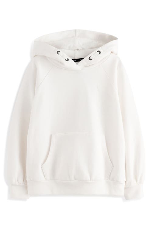 Shop Allsaints Sm By  Kids' Embellished Graphic Hoodie In White