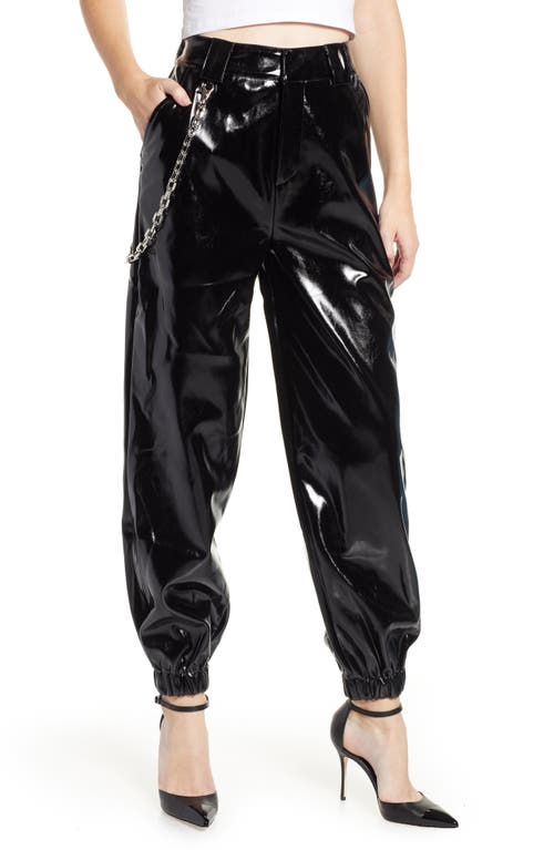 I. AM. GIA Cobain Coated Cargo Pants in Black at Nordstrom, Size Medium