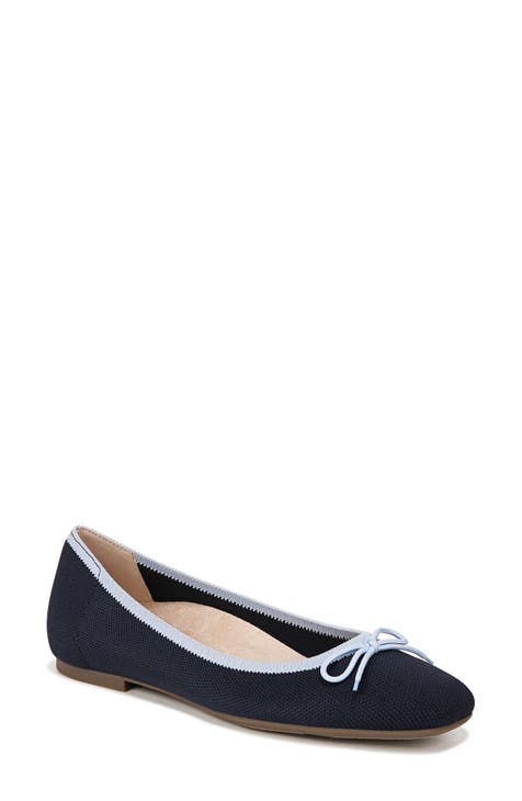 Navy 2024 flat shoes