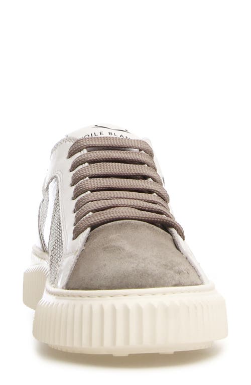 Shop Voile Blanche Lipari Sneaker In Grey/white