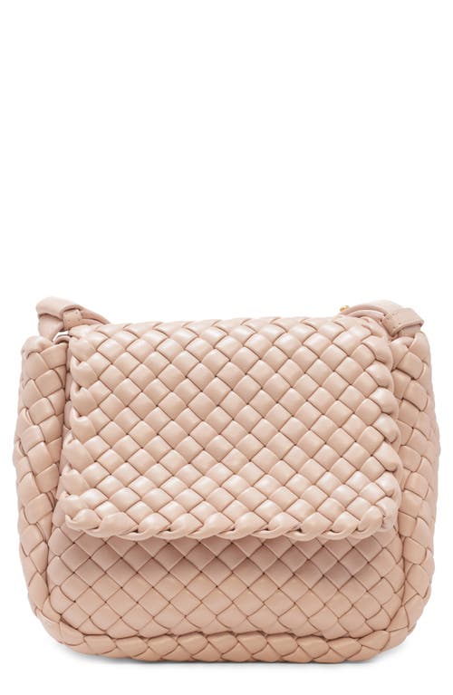 Bottega Veneta Mini Cobble Padded Intrecciato Leather Shoulder Bag In Lotus/gold