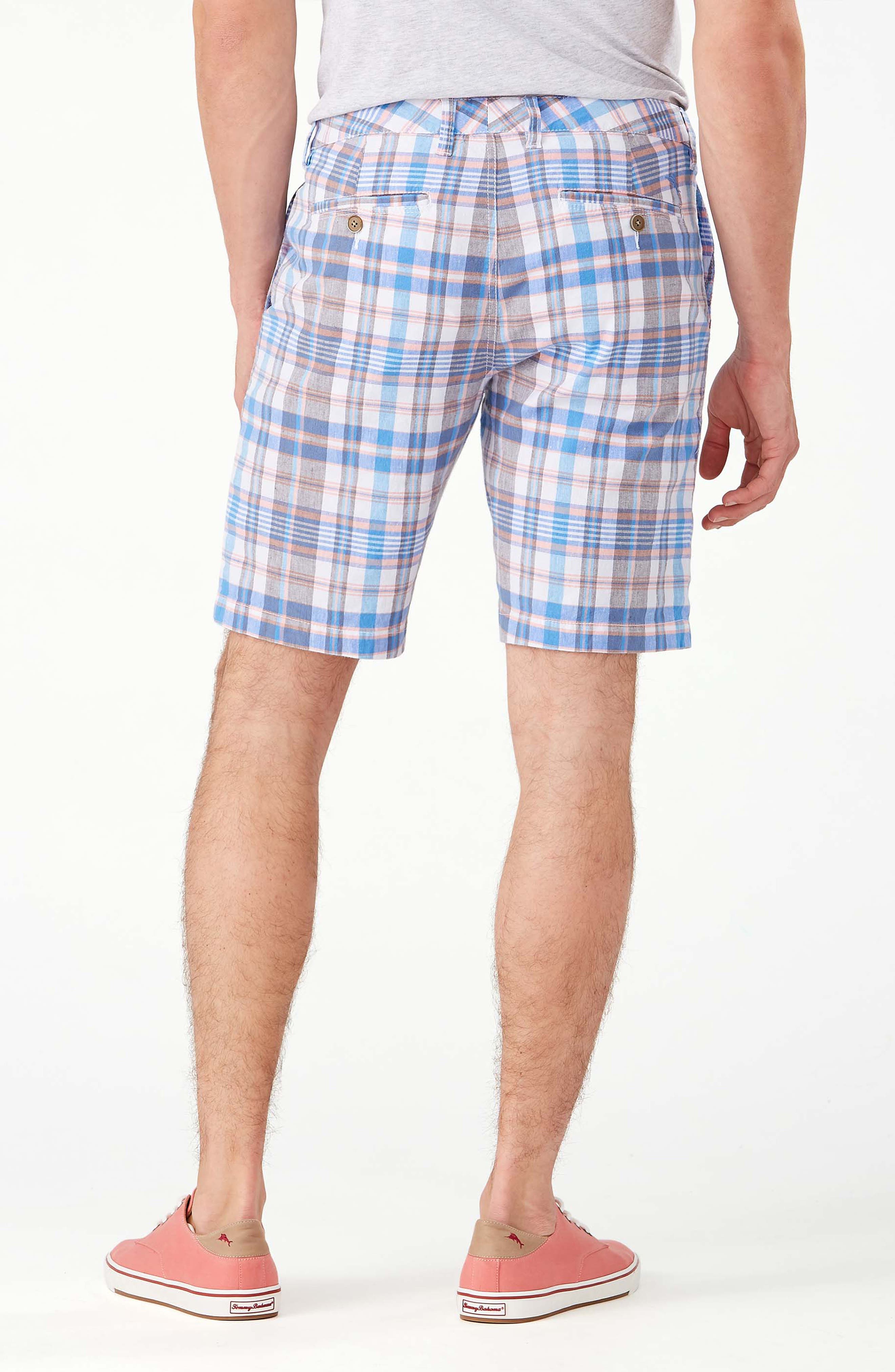 tommy bahama white linen shorts