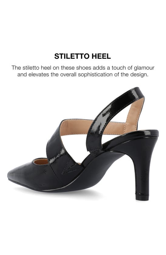 Shop Journee Collection Scarlett Pointed Toe Pump In Black