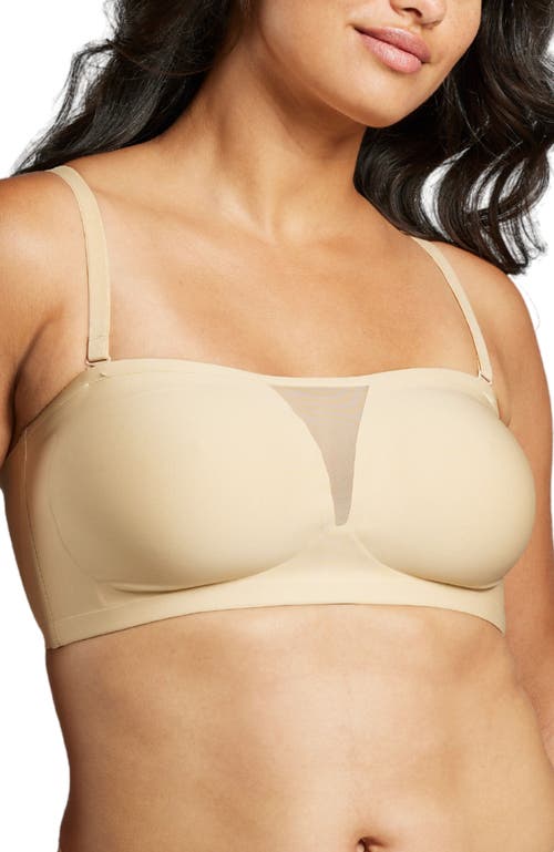 Shop Siella Microfiber Multiway Bra In Cuban Sand