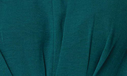 Shop Gibsonlook Pleated Top In Hunter Green