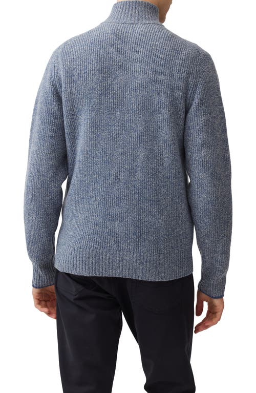 Rodd & Gunn Men's Robbies Road Quarter-zip Sweater In Surf