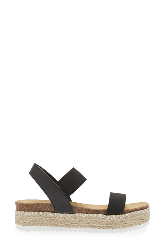 Shop Steve Madden Jaklyn Espadrille Platform Sandal In Black Multi