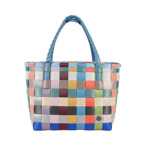 Shop Handed By Paris Recycled Plastic Tote Bag In Color Mix