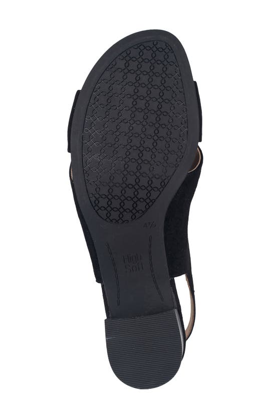 Ara Petunia Slingback Sandal In Black Suede