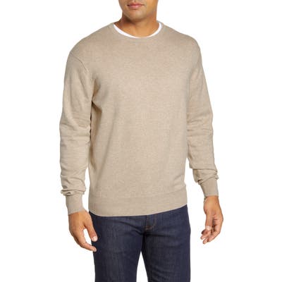 Peter Millar Crown Crewneck Sweater, Brown